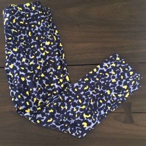 Gap Slim Cropped Stretch Cheetah Pants